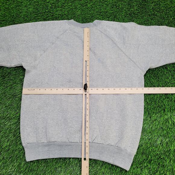 Vintage Denver Raglan Sweatshirt Womens XL 21x24 Spellout - Picture 6 of 14